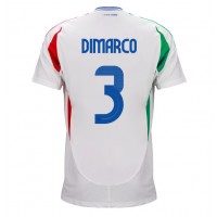 Camisa de time de futebol Itália Federico Dimarco #3 Replicas 2º Equipamento Europeu 2024 Manga Curta
